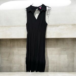 Elegant Black Sleeveless Dress